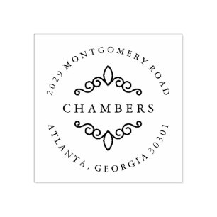 Sello De Caucho Ornate