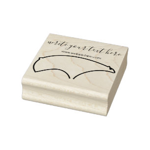 Sello De Caucho Oso Polar Animal de Invierno