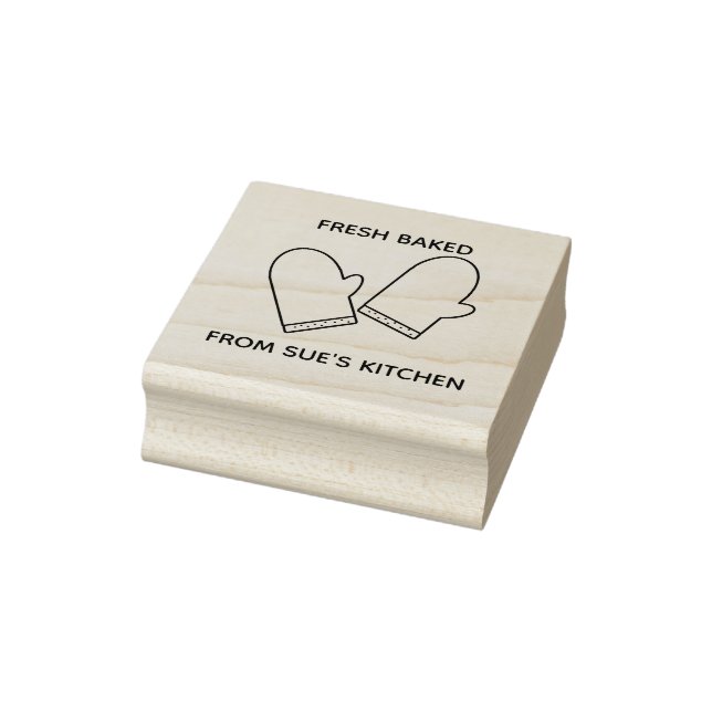 Sello De Caucho Oven Mitts Art Stamp (Sello)