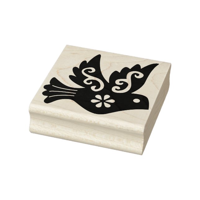 Sello De Caucho Pájaro decorativo (Sello)