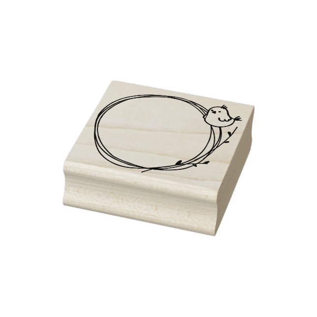 Sello De Caucho Pájaro pequeño en la garganta de la naturaleza de  (Sello)