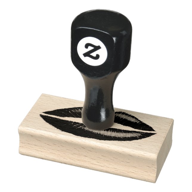 Sello De Caucho Palo de labios rojo Seductivo para mujeres con sel (Sello)