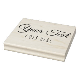 Sello De Caucho Papel de Kraft simple y a la moda para productos a