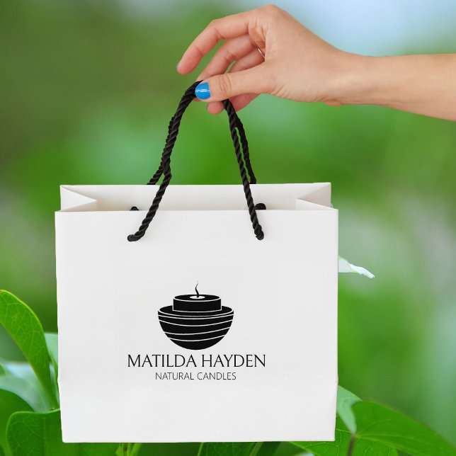 Sello De Caucho Paquete Candle para Pequeñas Empresas (Subido por el creador)