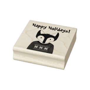Sello de caucho para Navidades de Woodland