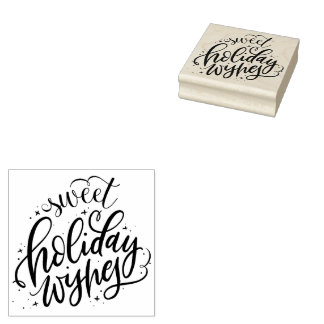 Sello De Caucho Pastel Treats | Sweet Holiday Wishes