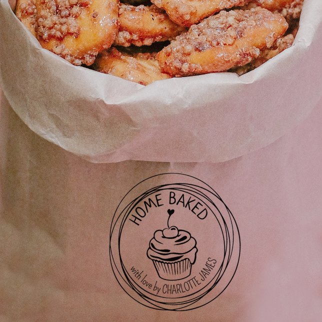 Sello De Caucho Pasteles caseros modernos al horno (Subido por el creador)