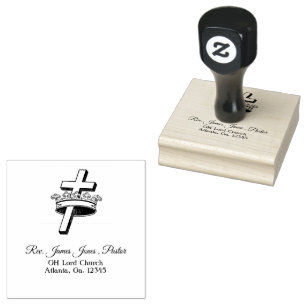 Sello De Caucho Pastor personalizado
