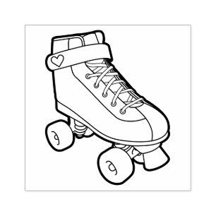 Sello De Caucho Patinaje de patinaje sobre ruedas Personalizado re