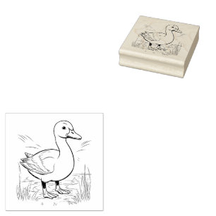 Sello De Caucho Pato