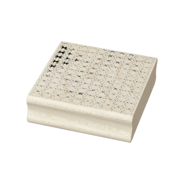 Sello De Caucho PATRON abstracto (Sello)