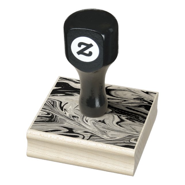 Sello De Caucho Patrón de arte de galaxia azul (Sello)