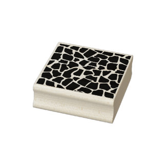 Sello De Caucho Patrón de Giraffe Imprimir estampado de goma