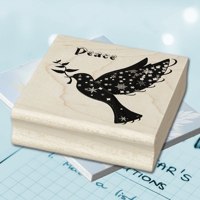 Sello De Caucho Peace Dove (Subido por el creador)