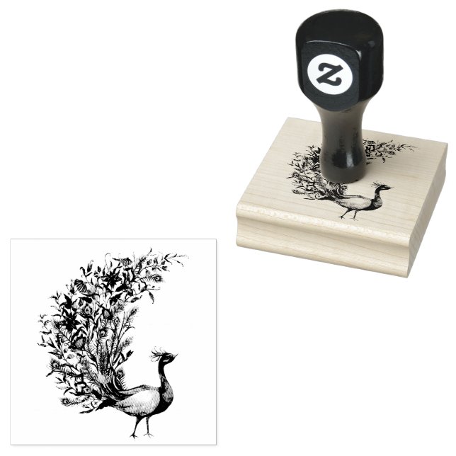 Sello De Caucho Peacock Perfect (Sellado)