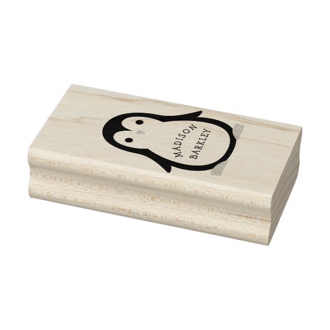 Sello De Caucho Penguin Cute de niños (Sello)
