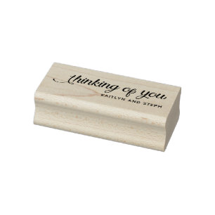 Sello De Caucho Pensamiento Personalizado Para Ti Con Florituras