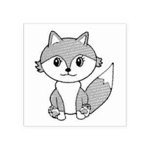 Sello De Caucho Pequeño animal de granja de Fox