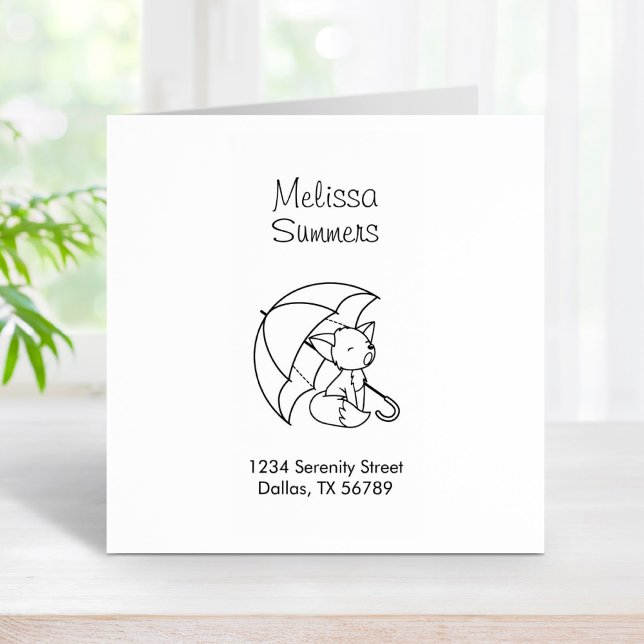 Sello De Caucho Pequeño zorro somnoliento bajo dirección de paragu (Subido por el creador)