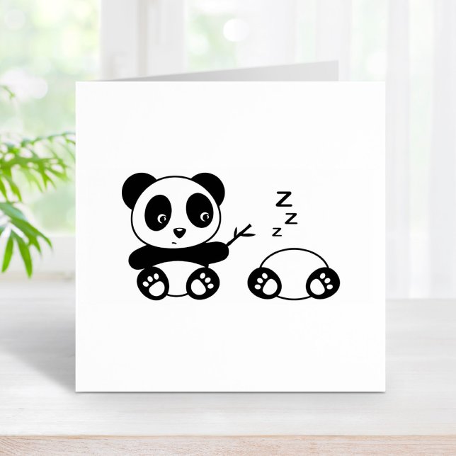 Sello De Caucho Pequeños Pandas (Subido por el creador)
