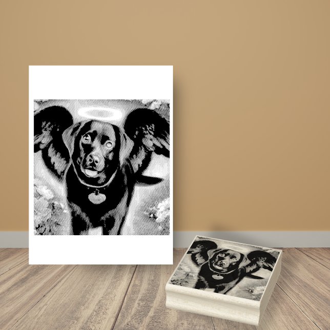 Sello De Caucho Pérdida Mascota de Alas de Recuperación de Labrado (Subido por el creador)