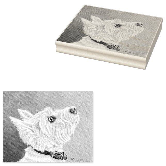 Sello De Caucho Perfil B de Westie (Sellado)