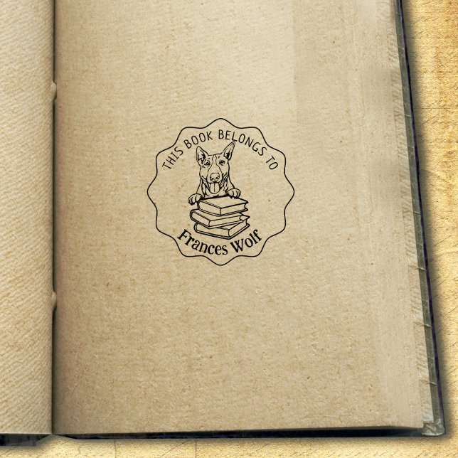 Sello De Caucho Perro de Cute Bull Terrier (Subido por el creador)