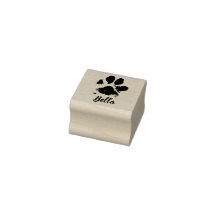 Perro Paw Imprimir Nombre Personalizado Firma Made