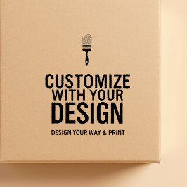 Sello De Caucho Personalizable 2.5x2.5" Producto promocional en bl