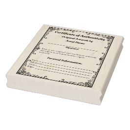 Sello De Caucho Personalizable Autenticación de imagen Imprimir im