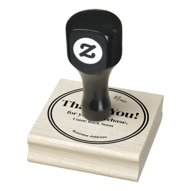 Sello De Caucho Personalizable DE NEGOCIOS GRACIAS. STAMP DE GOMA (Sello)