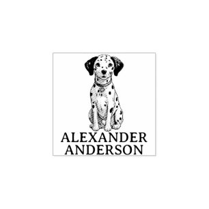Sello De Caucho Personalización dálmata