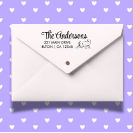 Sello De Caucho Personalización de la dirección de devolución de s