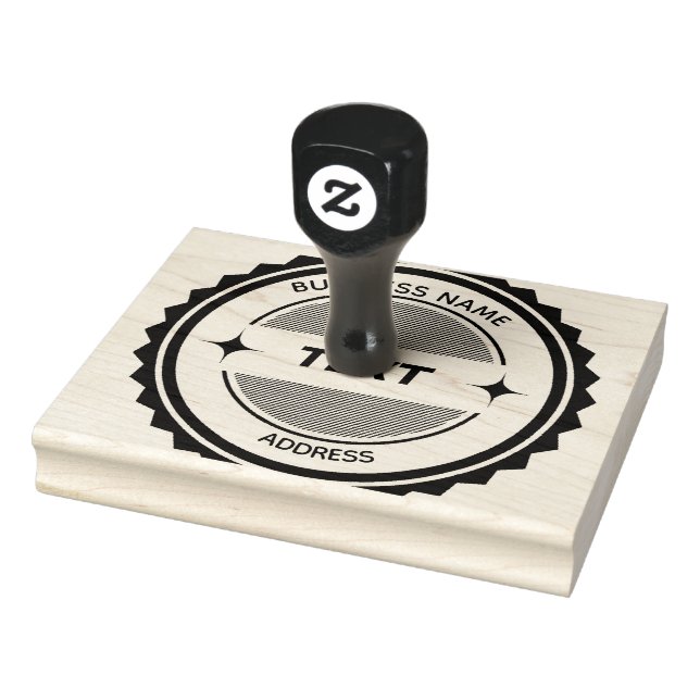 SELLO DE CAUCHO PERSONALIZACIÓN DEL ESTANCAMIENTO DE NEGOCIO (Sello)