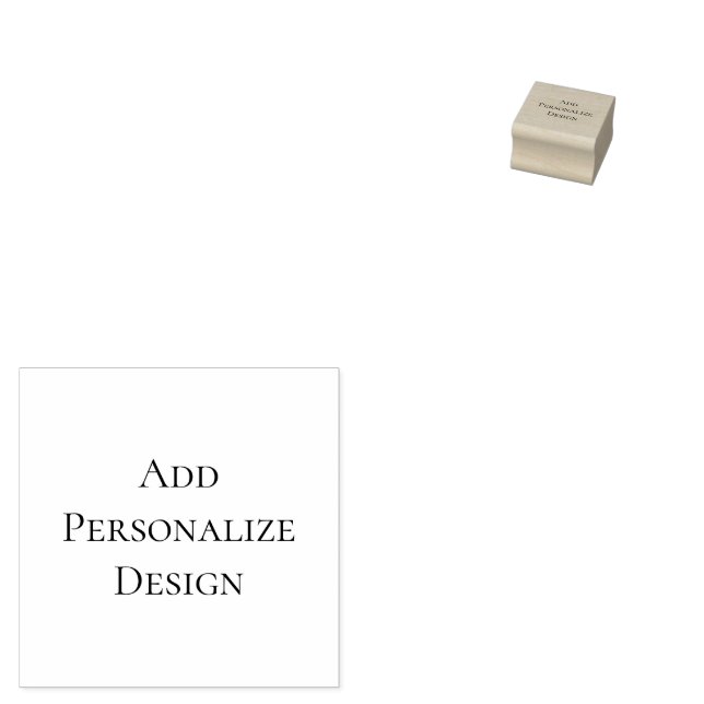 Sello De Caucho Personalizado 1" x 1" (Sellado)