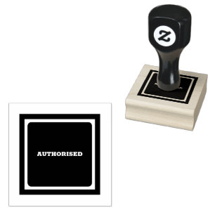 Sello De Caucho Personalizado AUTORIZADO Textos Elegante Seal Desp