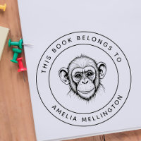 Personalizado Baby Chimp Este libro pertenece al n