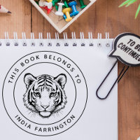 Personalizado Baby Tiger Este libro pertenece al n