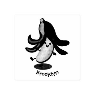 Sello De Caucho Personalizado bananero Cute kawaii