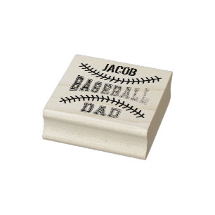 Sello De Caucho Personalizado Béisbol