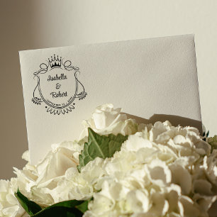 Sello De Caucho Personalizado Boda Real