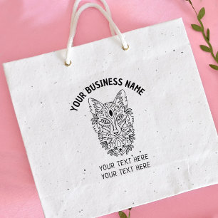 Sello De Caucho Personalizado Business, Fox Large