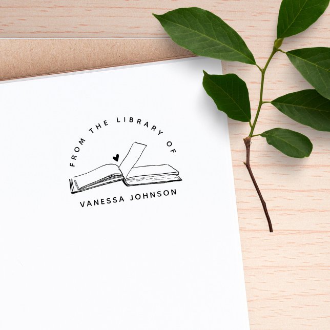 Sello De Caucho Personalizado Clásico Moderno Del Libro De La Bibl (Subido por el creador)