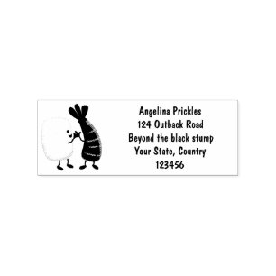 Sello De Caucho Personalizado de amigos de la pradera de arroz dul