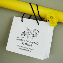 Sello De Caucho Personalizado de coser de mariposa cúpula hecho a 