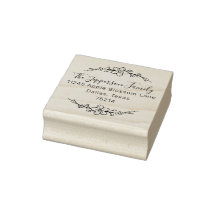 Personalizado de escritura floral elegante de dire