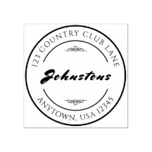 Sello de caucho Personalizado de firma doméstica