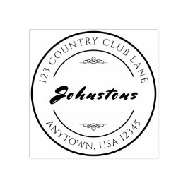 Sello de caucho Personalizado de firma doméstica