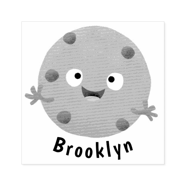 Sello De Caucho Personalizado de galleta de chocolate inteligente (Impresión)