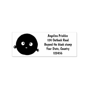 Sello De Caucho Personalizado de galleta de chocolate inteligente